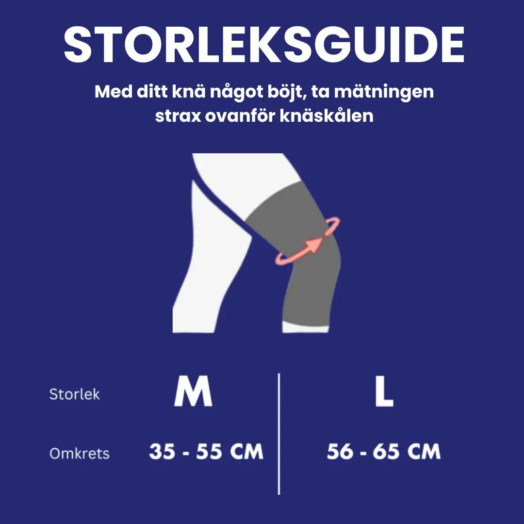 Knästöd för hopparknä och schlatterknä