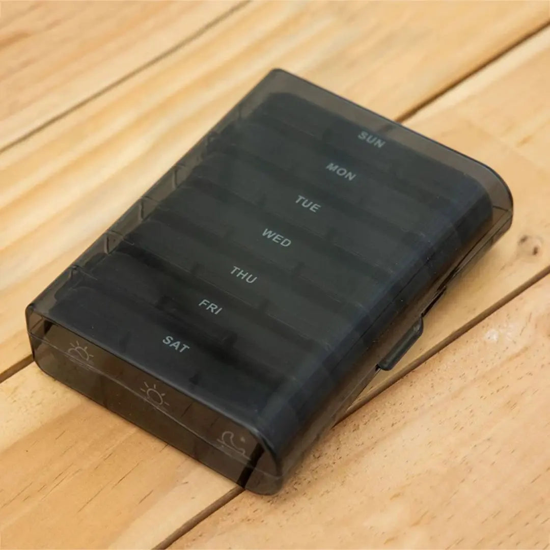 3x7-dagars pillerbox – BPA‑fri, stora fack