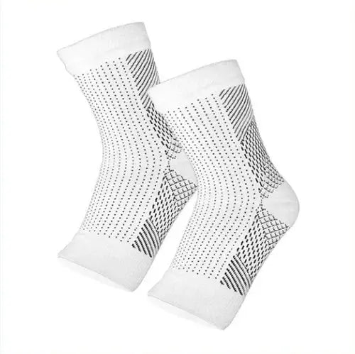 Ankelsockor med Graderad Kompression – Andningsbara Strumpor mot Svullnad & Trötthet