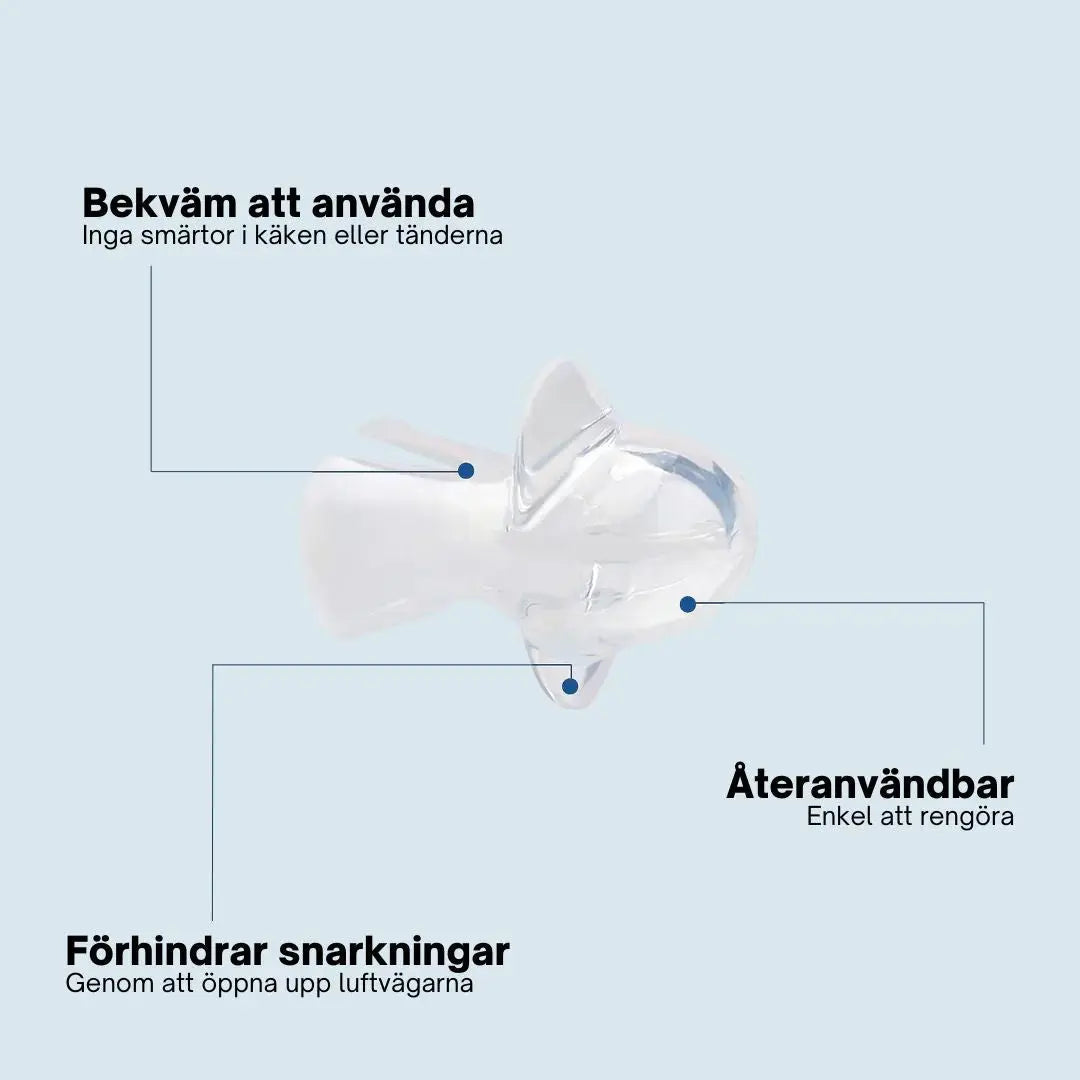Antisnarknings Tunghylsa i Silikon – Stoppa Snarkning & Förbättra Sömnen