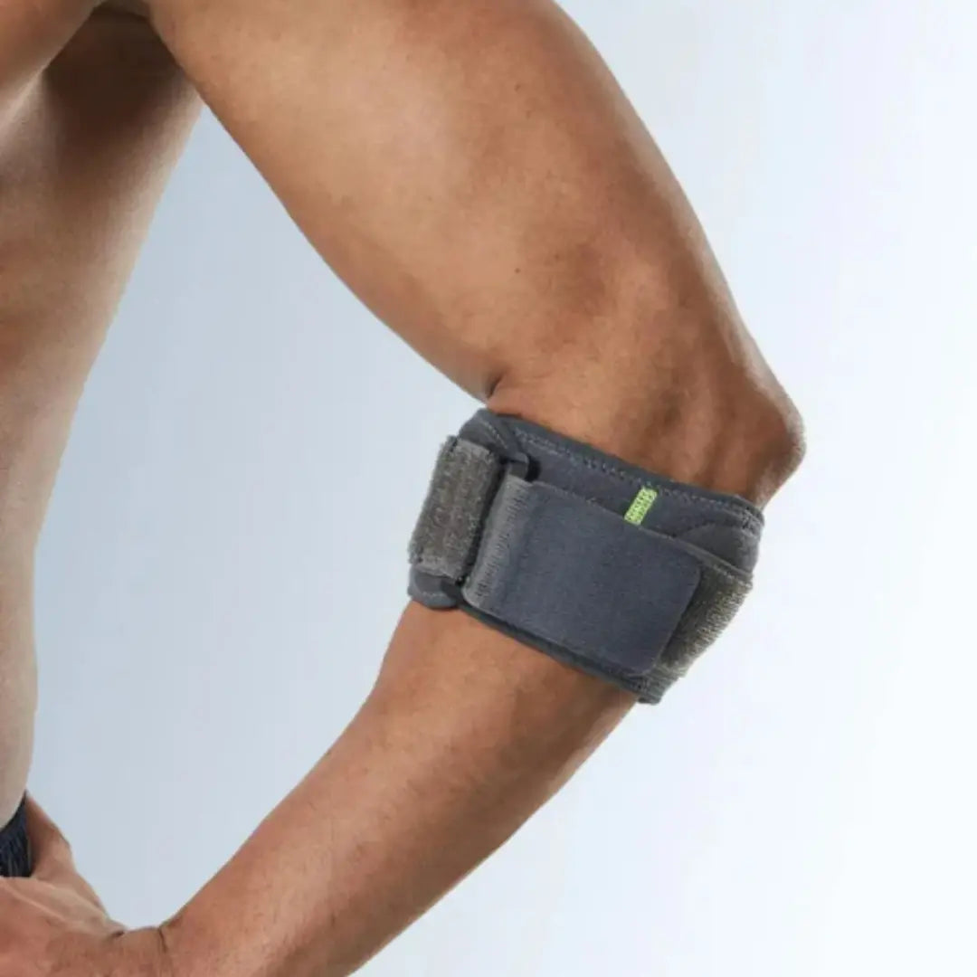 Armbågsskydd med Kompression & Justerbar Passform – Stöd vid Tennisarmbåge & Träning