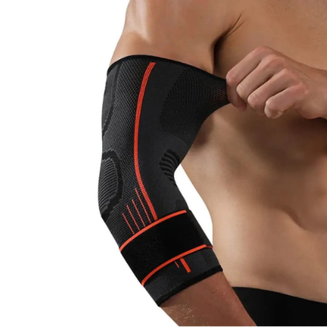 Armbågsstöd med Variabel Kompression – Lindrar Armbågssmärta & Stödjer Underarmen