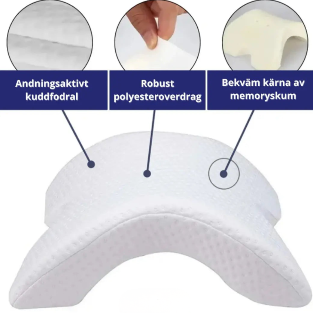 Armkudde för Sidliggande Sovställning Av Memory Foam
