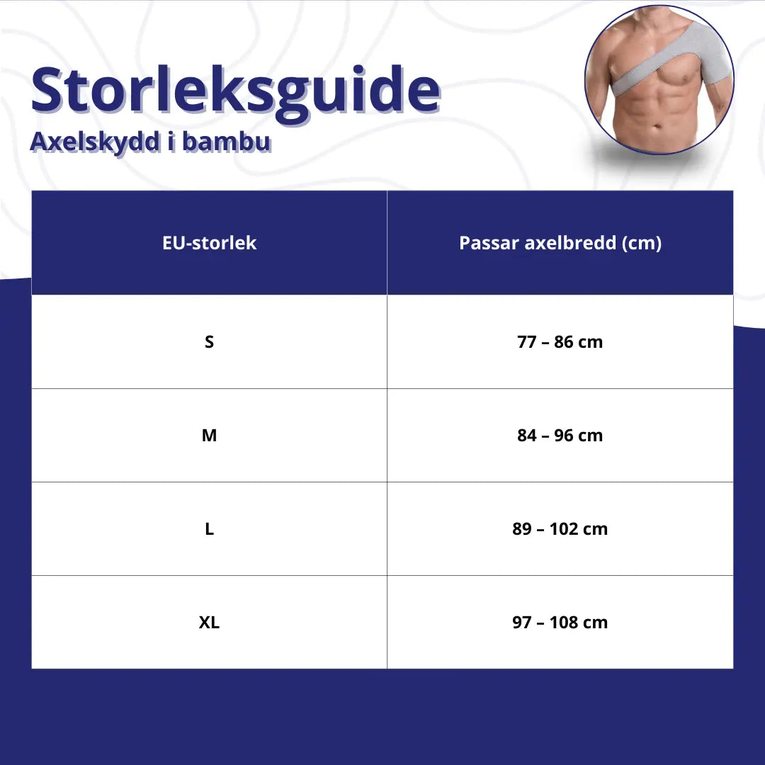 Axelskydd i Bambu Med Kolfiber För Stöd Och Aktiv Livsstil