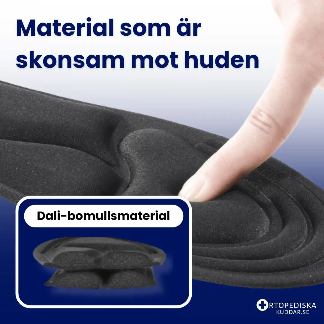 Bekväma skoinlägg med dämpning i häl, framfot och fotvalv för främjandet av naturlig rörelse