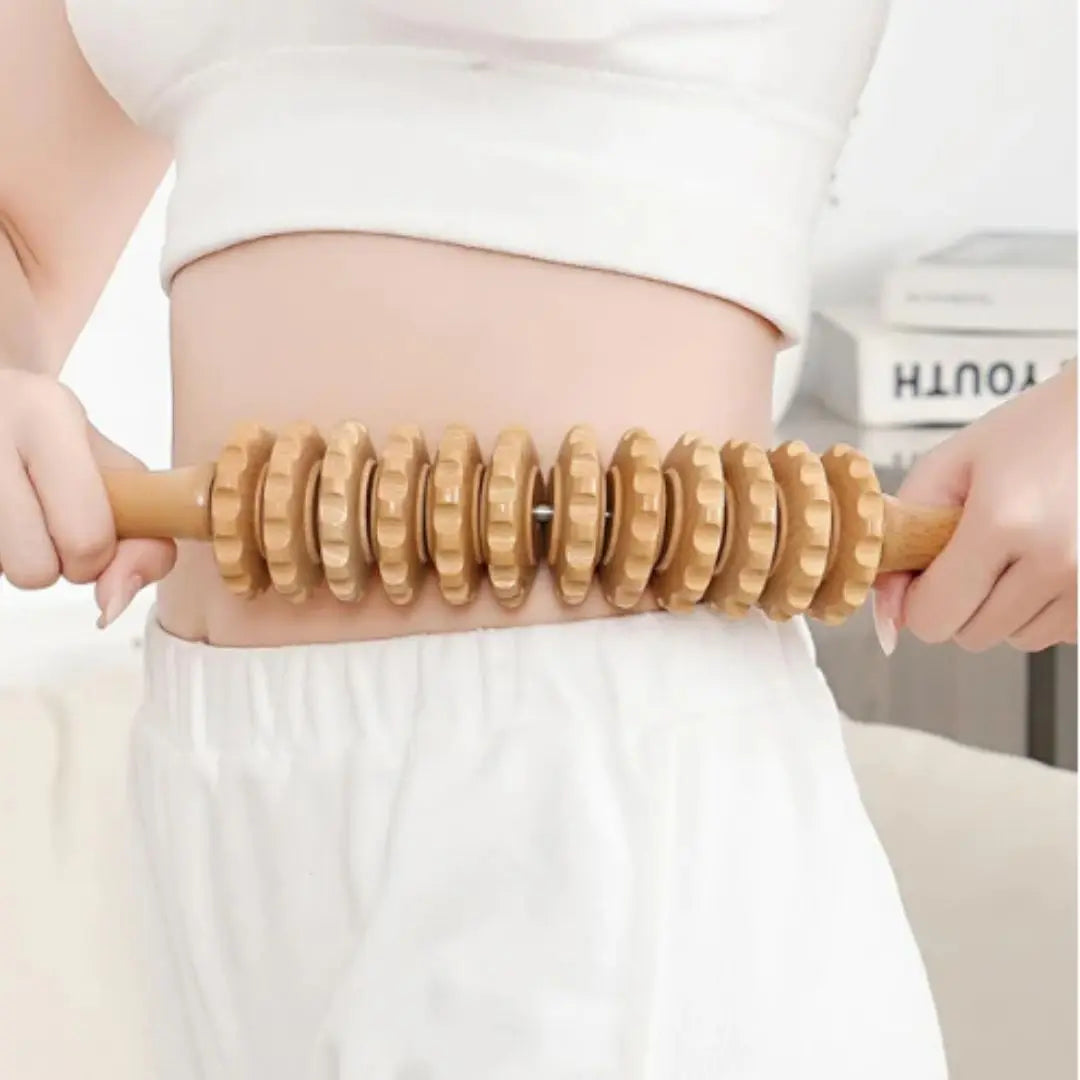 Böjbar Massageroller Med Ergonomisk Design för Rygg, Ben och Nacke