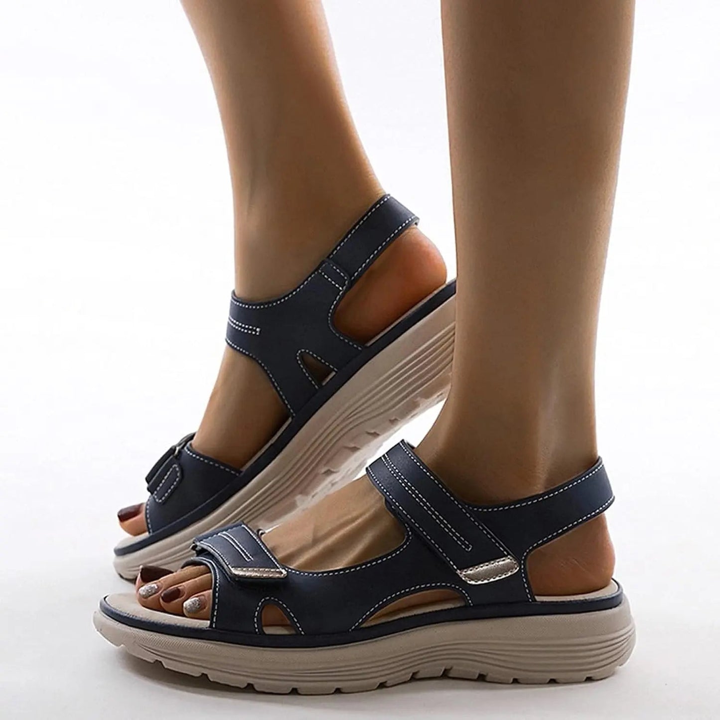Damsandal med Ortopediska Halkfria Ergonomiska Sulor