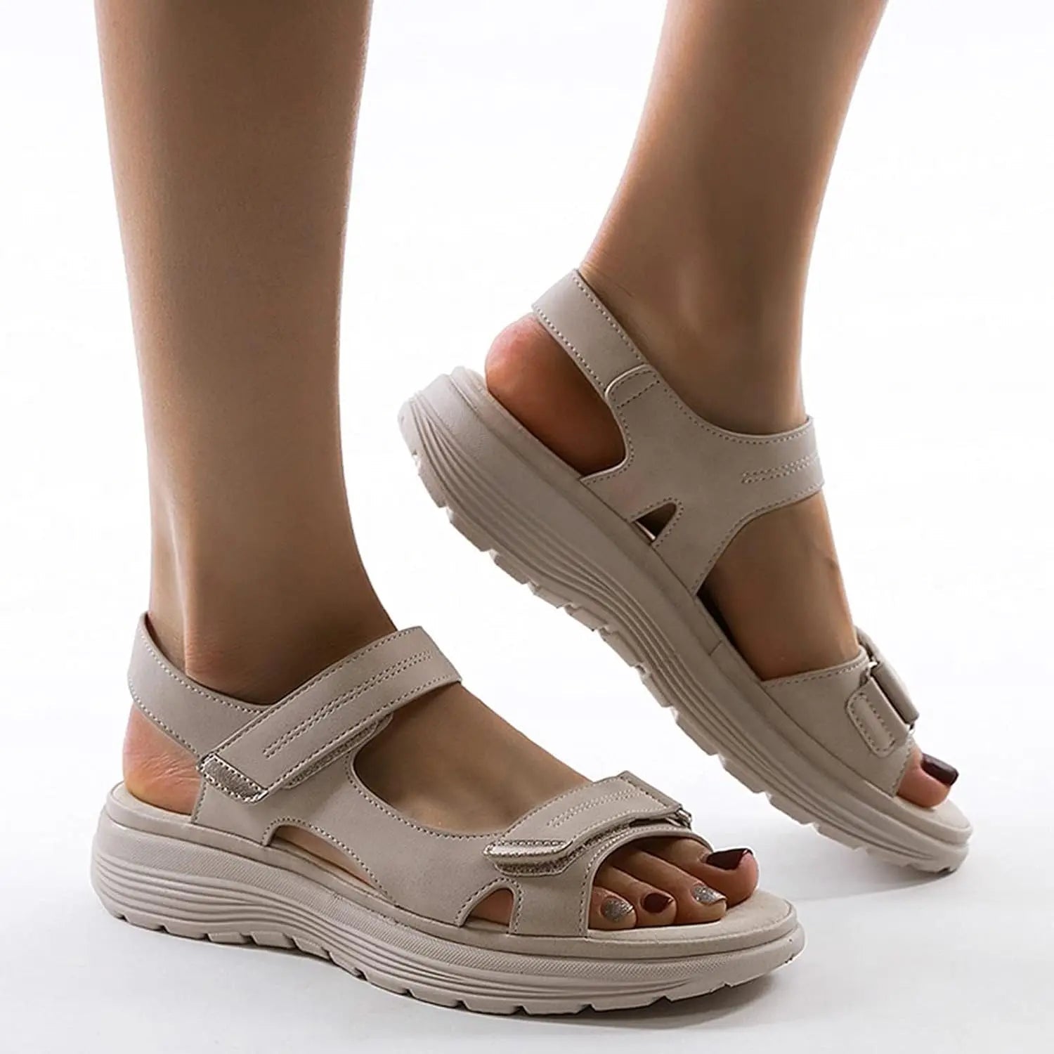 Damsandal med Ortopediska Halkfria Ergonomiska Sulor
