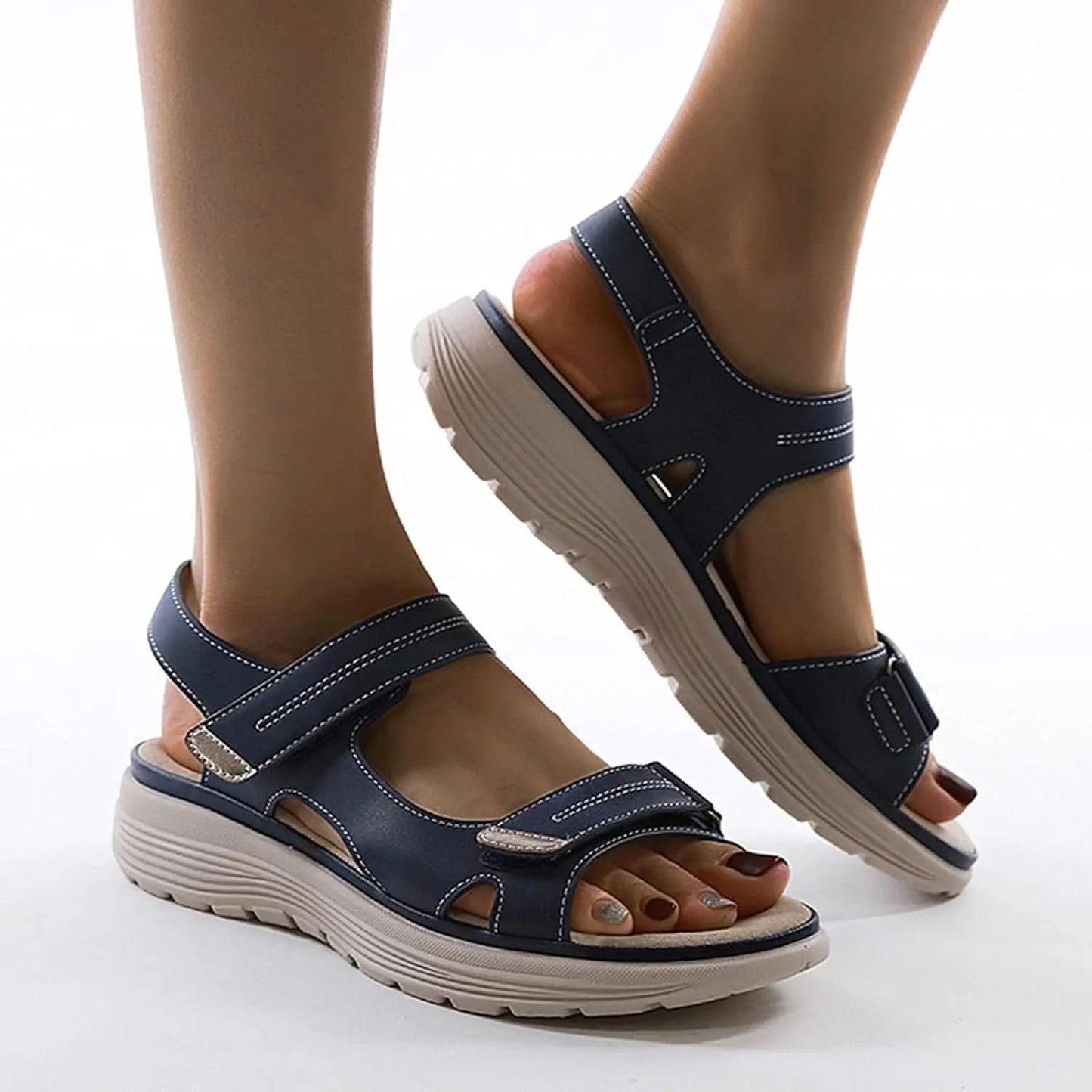 Damsandal med Ortopediska Halkfria Ergonomiska Sulor