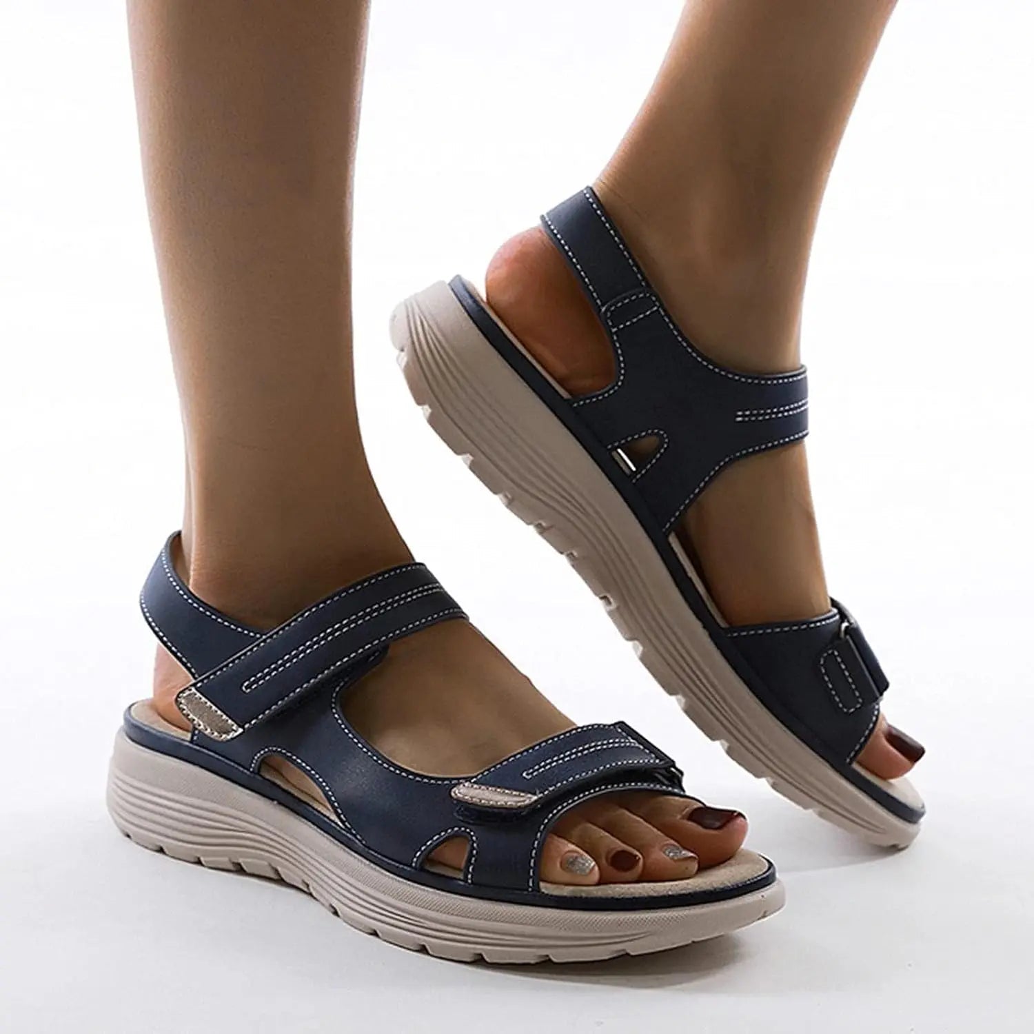 Damsandal med Ortopediska Halkfria Ergonomiska Sulor