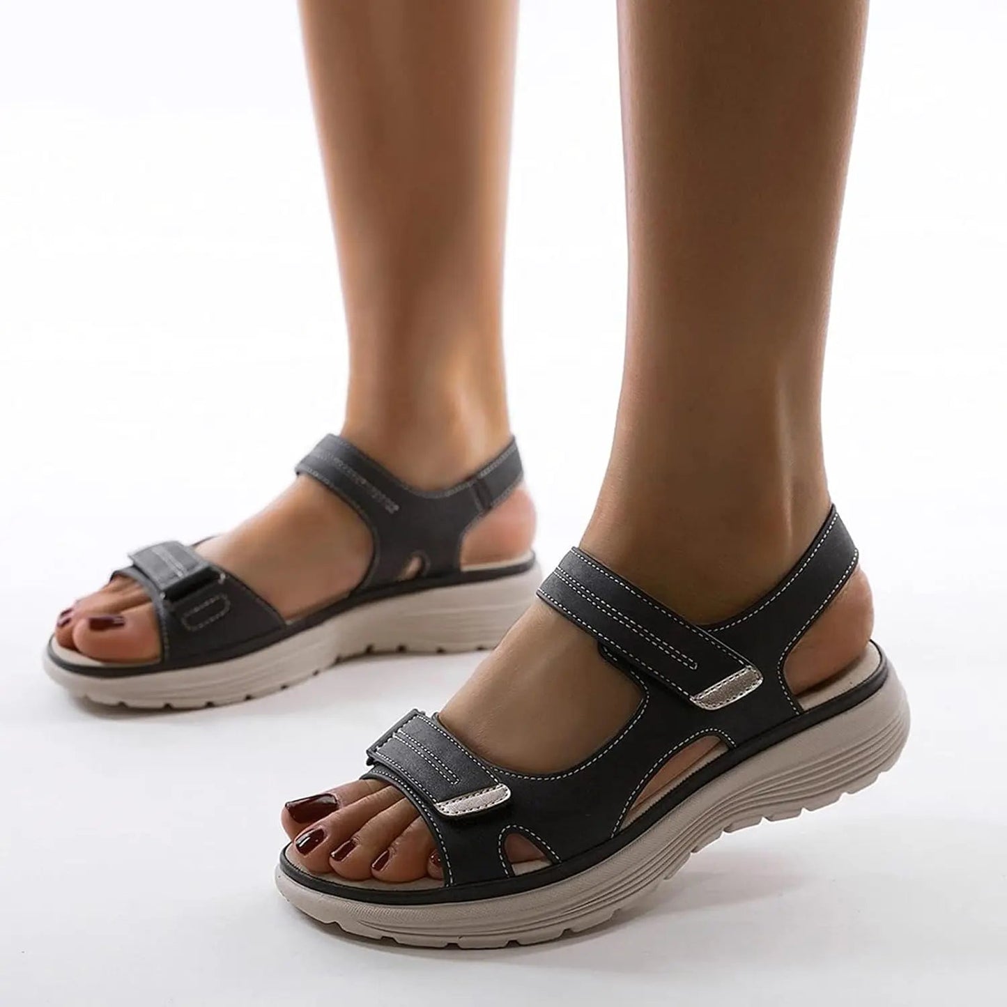 Damsandal med Ortopediska Halkfria Ergonomiska Sulor