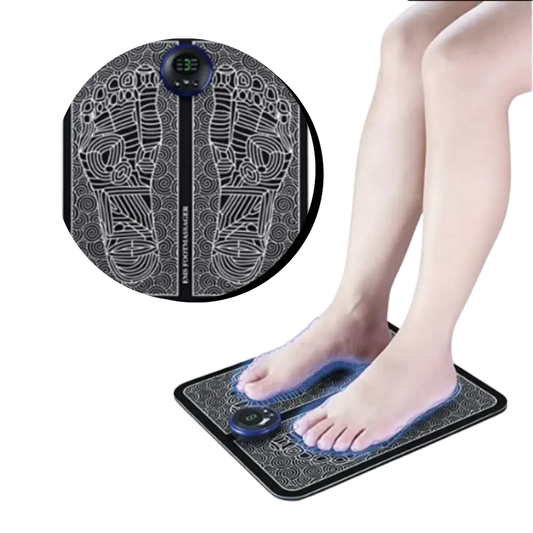 Elektrisk Fotmassagematta med EMS – Muskelstimulering & Avslappning för Trötta Fötter