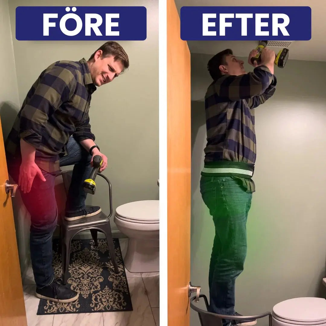 Ergonomiskt bäckenbälte för aktivitet och avkoppling