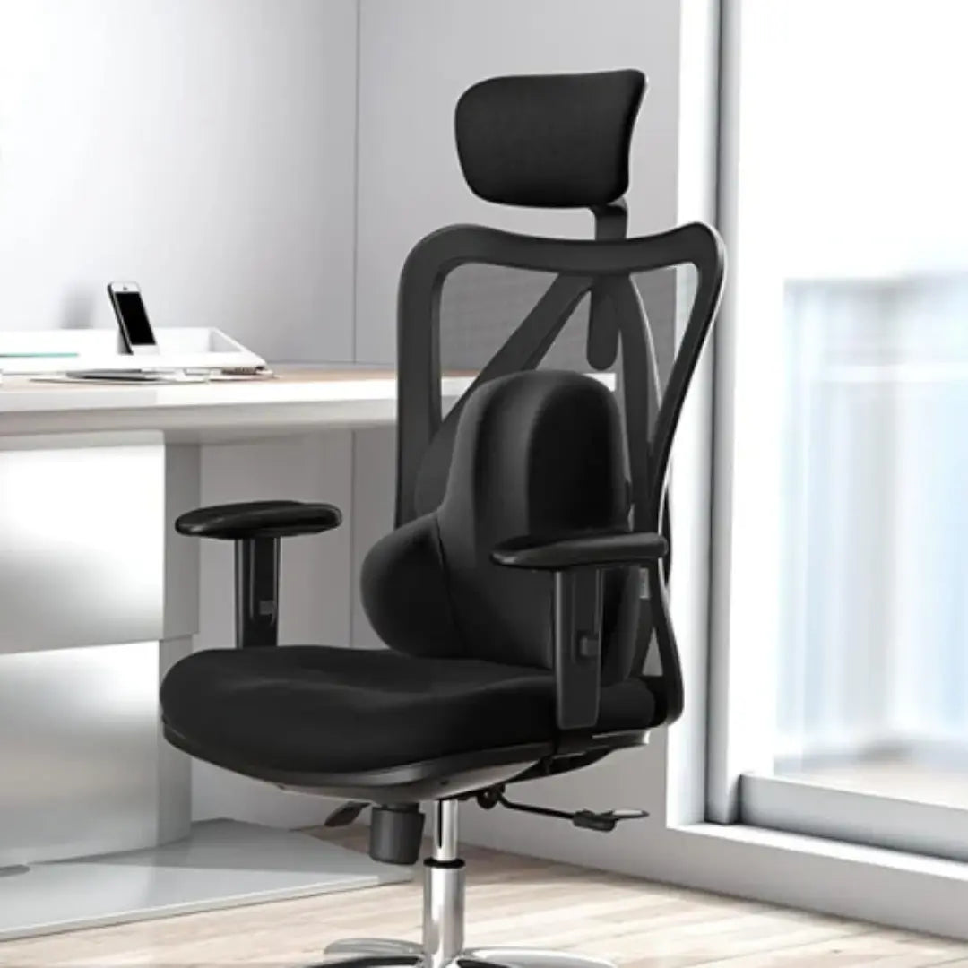Ergonomiskt Ländryggsstöd för Stol – Förhindrar Ryggvärk & Förbättrar Sittställningen