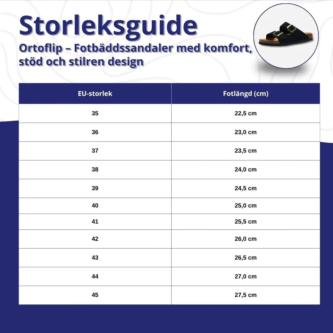 Fotbäddssandaler med komfort & stöd och lätt design