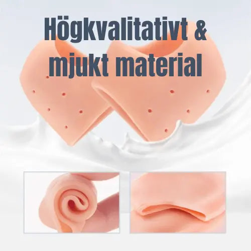 Gelbaserade Hälskydd 2-pack – Stötdämpning mot Hälsporre & Kronisk Hälsmärta