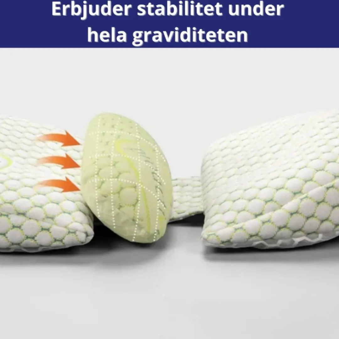 Graviditetskudde – U-Designad Med Andningsbar, Mjuk Bomull