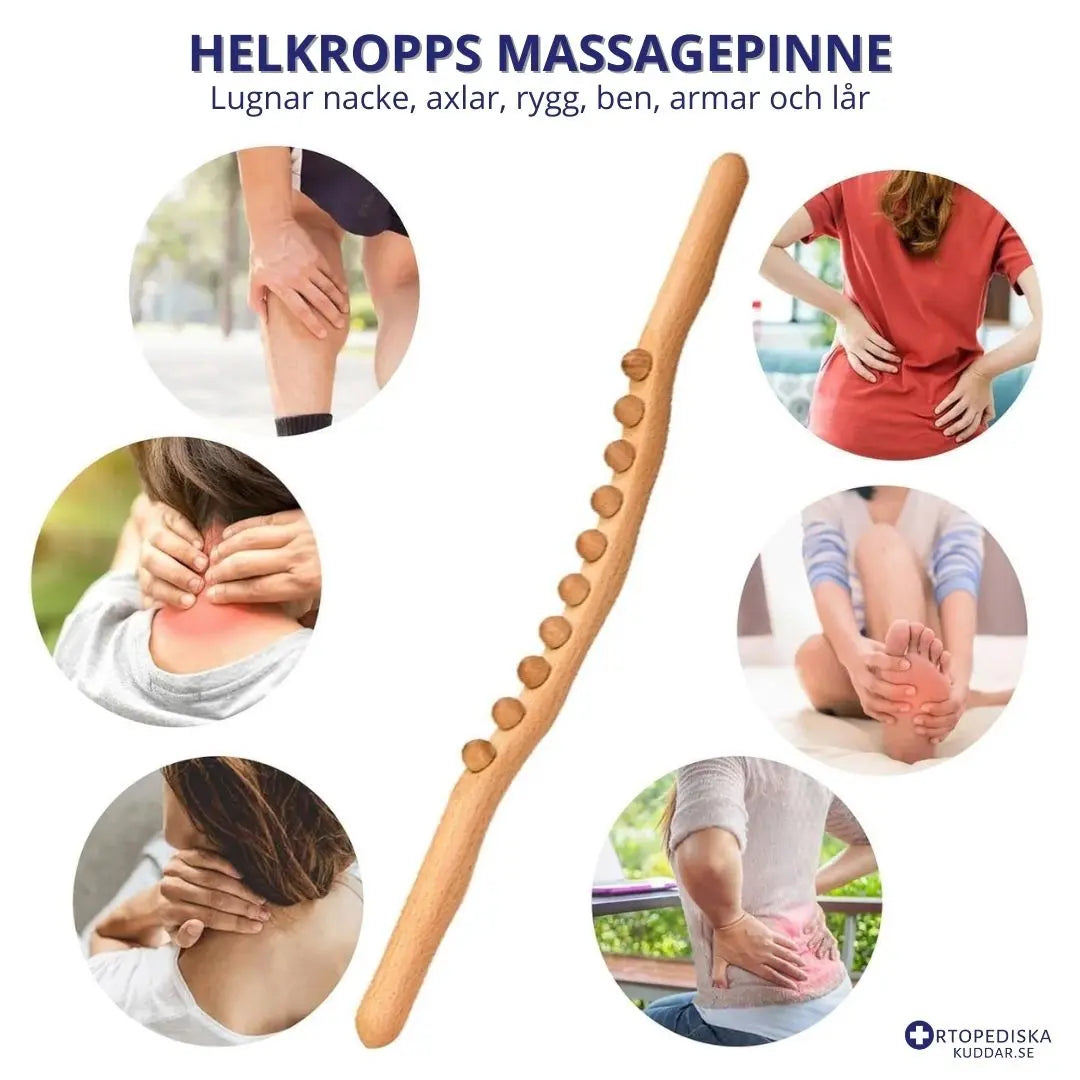 Gua Sha Massagepinne för nacke, axlar och ryggsmärta