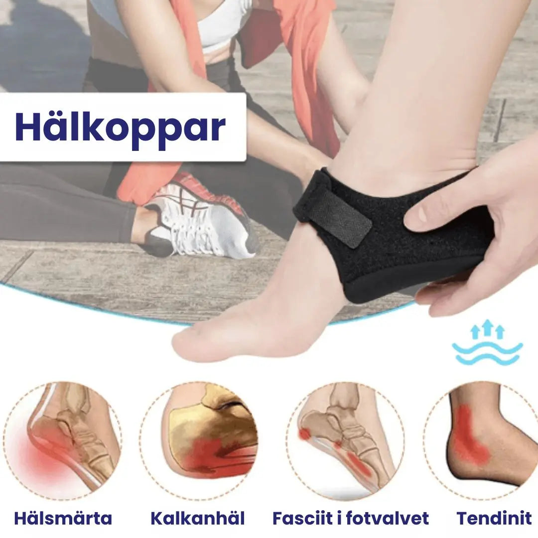 Hälkoppar i Gel – Stötdämpning & Avlastning mot Hälsmärta, Hälsporre & Plantar Fasciit