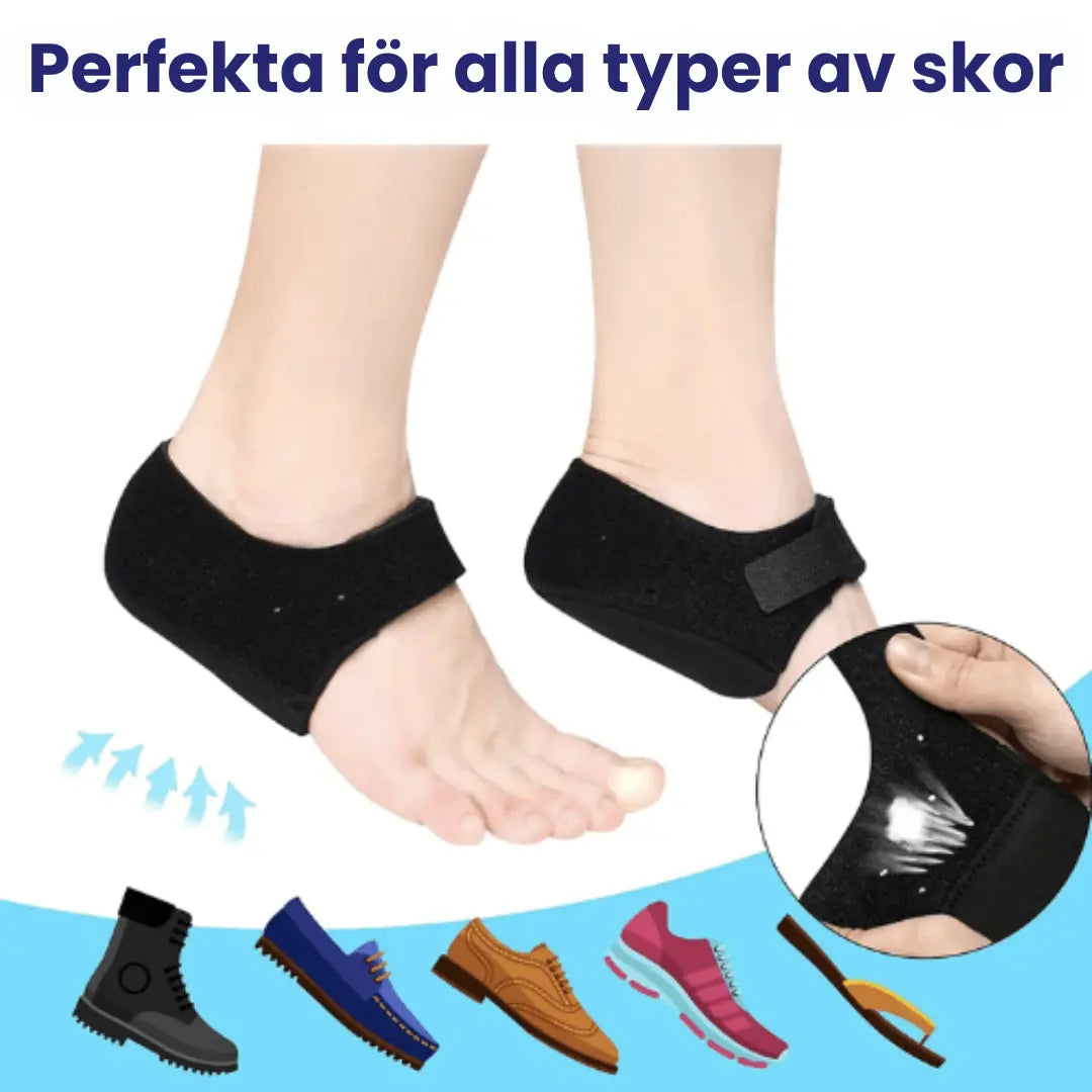 Hälkoppar i Gel – Stötdämpning & Avlastning mot Hälsmärta, Hälsporre & Plantar Fasciit