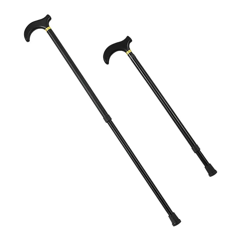 Justerbar Aluminiumkäpp – Ergonomisk Promenadkäpp med Halkskyddad Gummisula