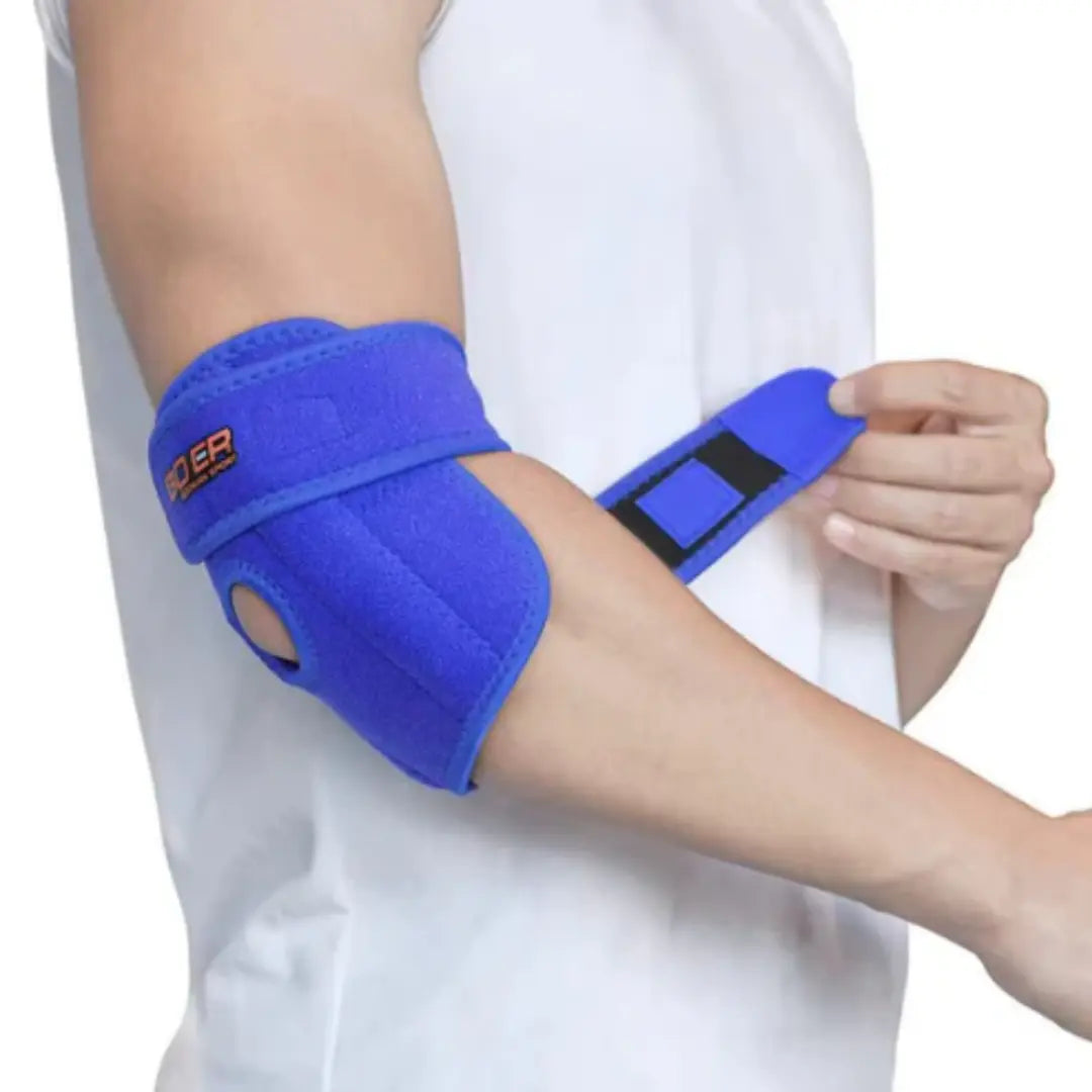 Justerbart Armbågsstöd mot Tennisarmbåge – Effektiv Kompression & Stabilitet