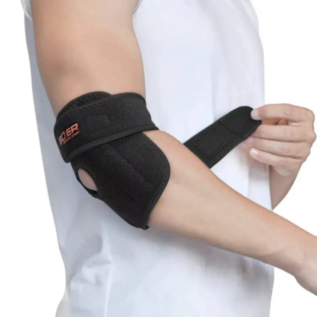 Justerbart Armbågsstöd mot Tennisarmbåge – Effektiv Kompression & Stabilitet