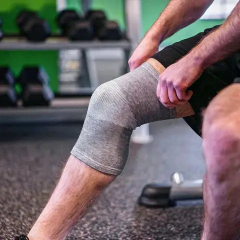 Knäskydd i Bambukompression – Naturmaterial mot Knäsmärta & Inflammation