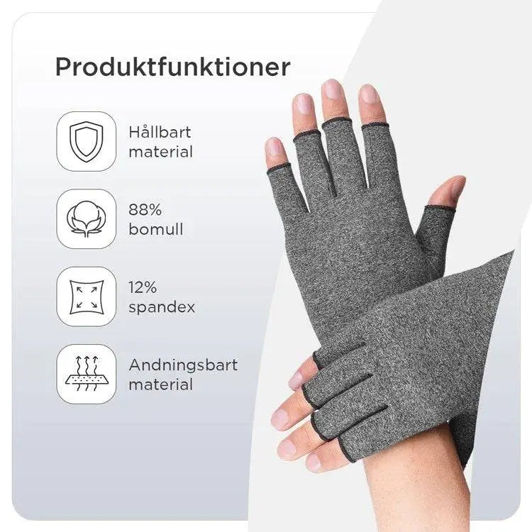 Kompressionshandskar för artrit, artros & handsmärta