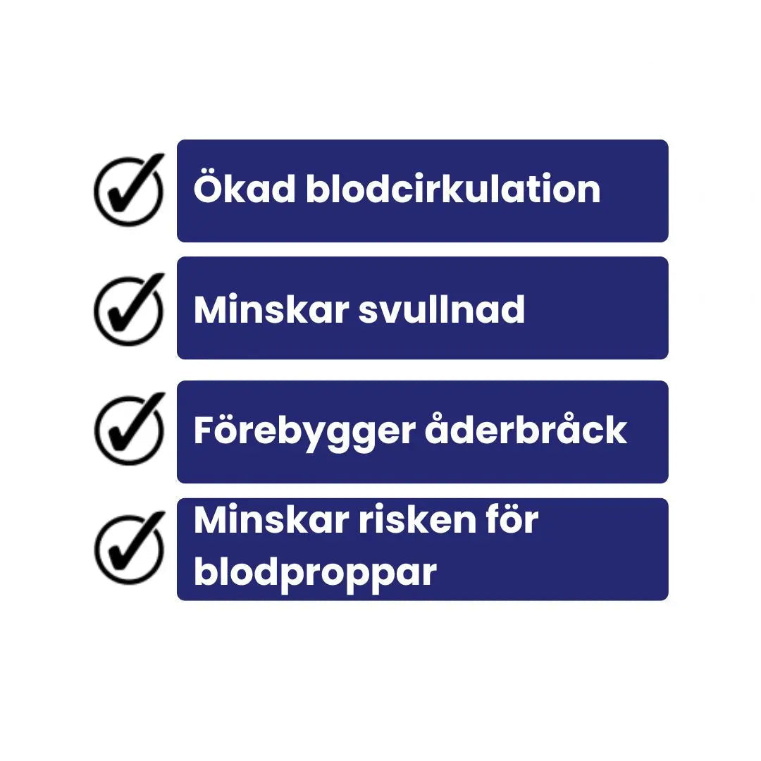 Kompressionsstrumpor för vardag – Lindra trötta ben och förbättra cirkulationen