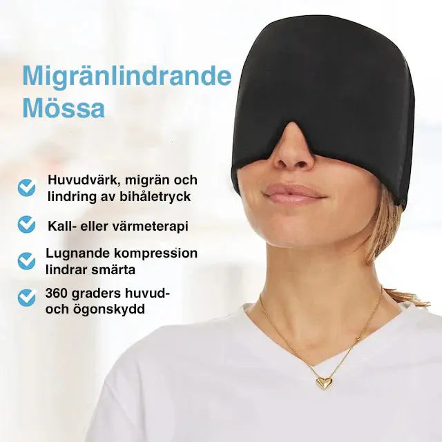 Kylmössa med kylgel – Omedelbar lindring mot huvudvärk, migrän och stress