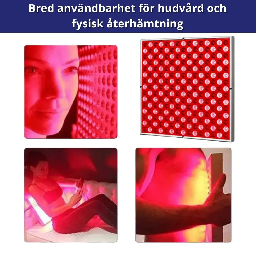 LED Ljusterapi Panel För Hudvård, Smärtlindring och Muskelavslappning