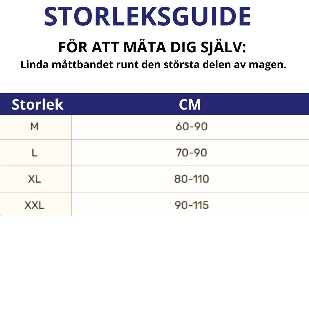 Mageband efter förlossning – 3‑i‑1 stöd
