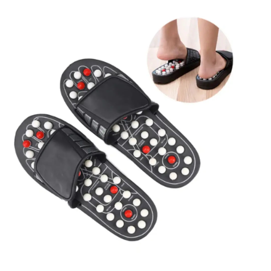 Massagetofflor med Akupressursulor – Stimulera Fotsulorna & Slappna av Hemma