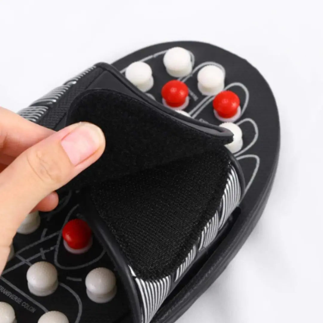 Massagetofflor med Akupressursulor – Stimulera Fotsulorna & Slappna av Hemma