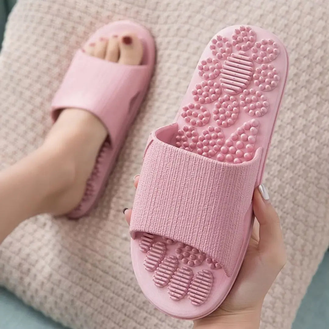 Massagetofflor med Reflexologi – Lindra Trötta & Ömma Fötter Hemma