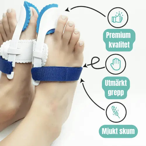Nattskena mot Hallux Valgus – Skonsamt Stöd & Korrigering av Stortån