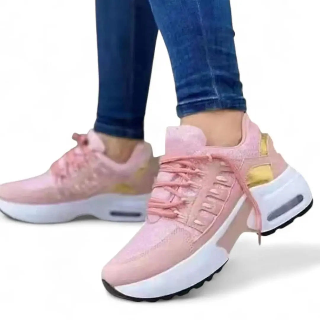 Ortopediska Halkfria Sneakers för Damer – Terapeutisk Dämpning & Fotvalvsstöd
