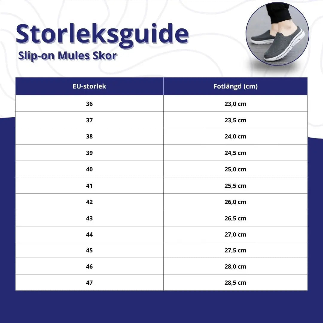 ortopediska skor med slip on effekt