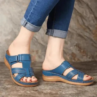 Ortopediska Slip-on Sandaler – Fotvalvsstöd & Komfort för Kvinnor