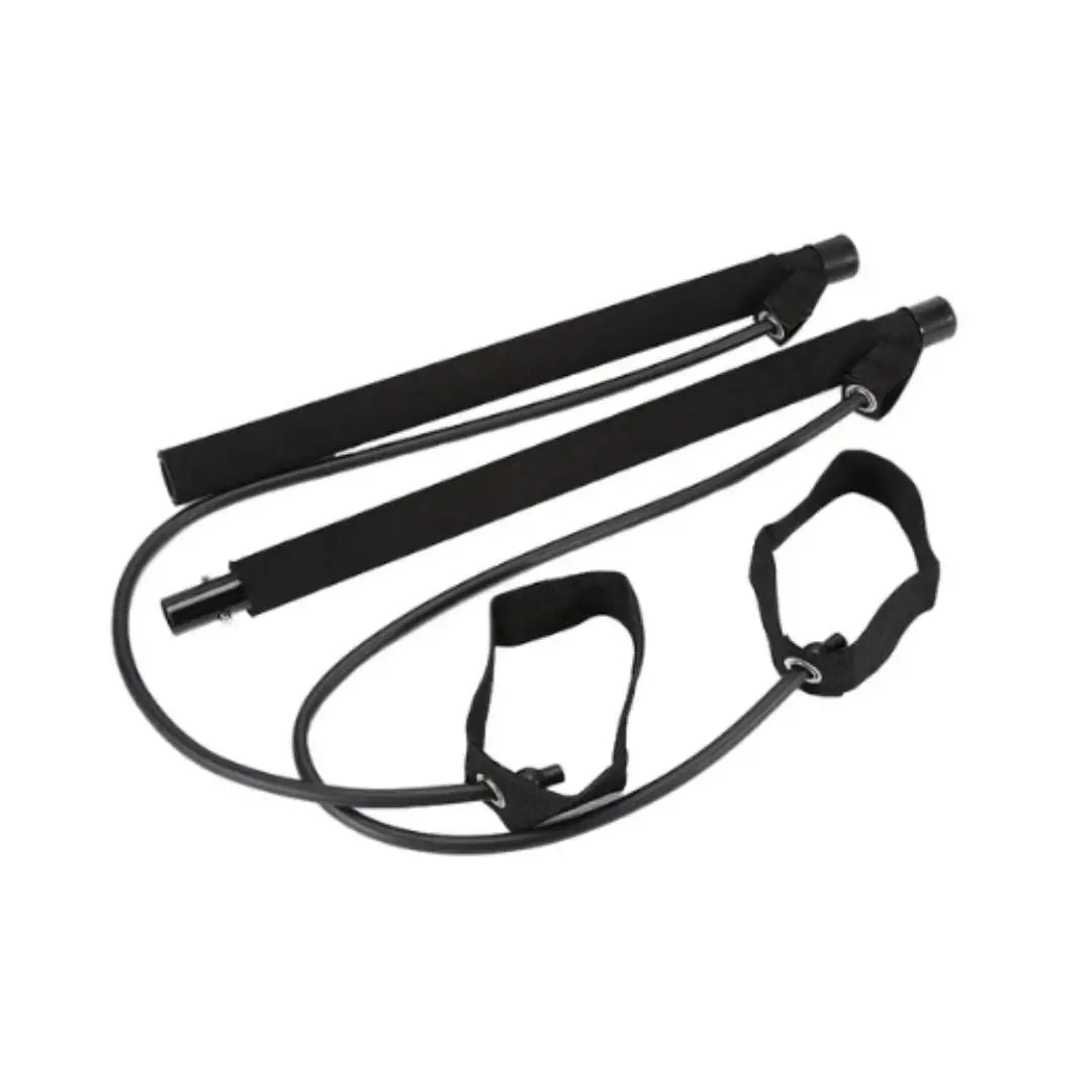 Pilatesstång med Motståndsband – Effektiv Hemmaträning för Styrka, Flexibilitet & Balans