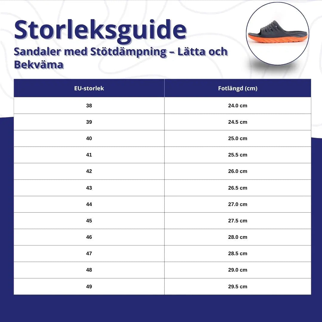 Sandaler med Stötdämpning - Lätta och Bekväma Att Bära
