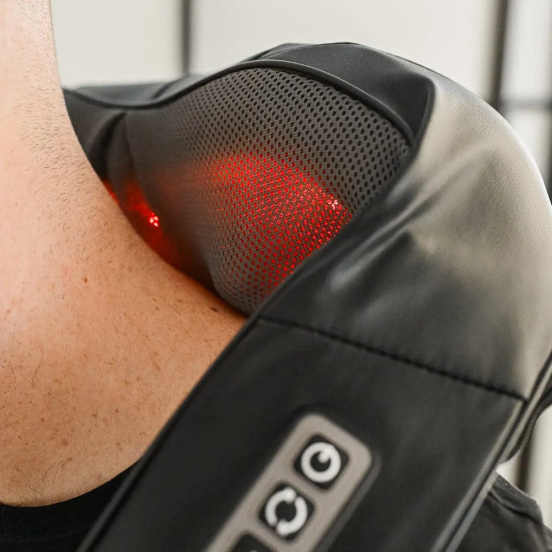 Shiatsu Nack- och Ryggmassager med Infraröd Värme – Djupterapi mot Muskelspänningar