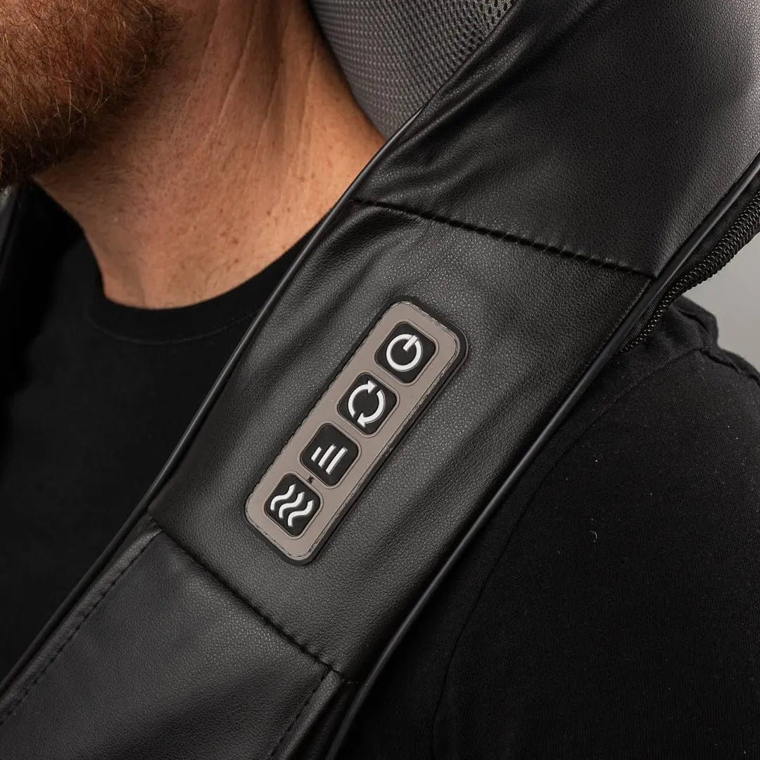 Shiatsu Nack- och Ryggmassager med Infraröd Värme – Djupterapi mot Muskelspänningar
