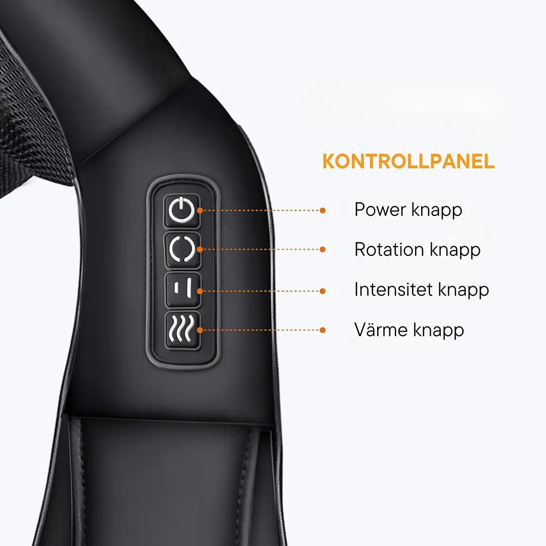 Shiatsu Nack- och Ryggmassager med Infraröd Värme – Djupterapi mot Muskelspänningar
