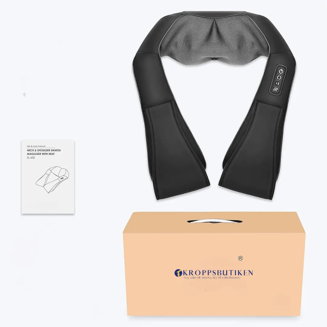 Shiatsu Nack- och Ryggmassager med Infraröd Värme – Djupterapi mot Muskelspänningar