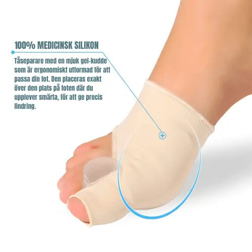 Tåseparatorer mot Hallux Valgus – Lindra Smärta & Rätta till Tåpositionen
