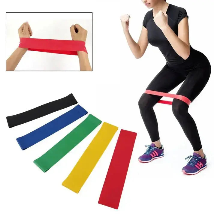 Träningsband 5-pack för Helkroppsträning – Justerbart Motstånd för Hemmagym & Gym