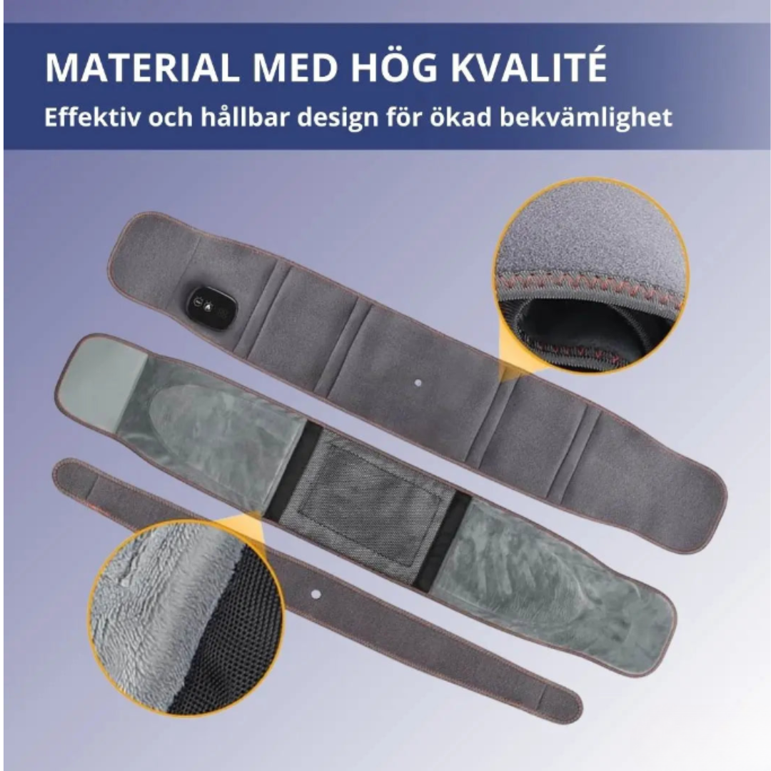 Värmebälte med rödljus mot ryggsmärta – Värmande terapi och massage för snabb lindring