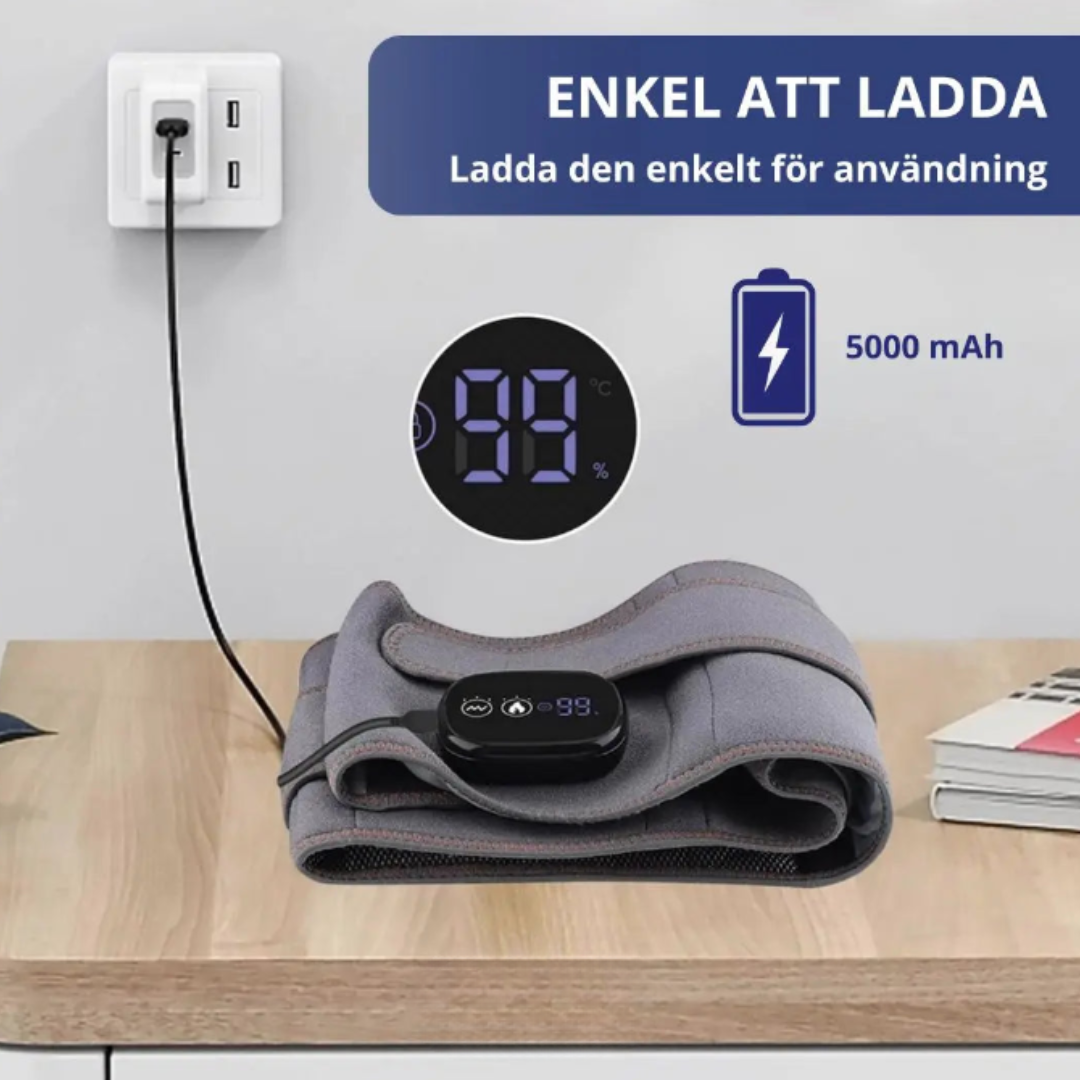 Värmebälte med rödljus mot ryggsmärta – Värmande terapi och massage för snabb lindring